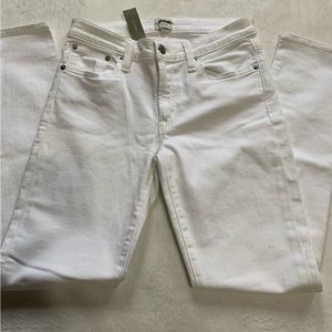 🦋 NWT J.Crew  Women’s Denim Slim Fit White Size 27